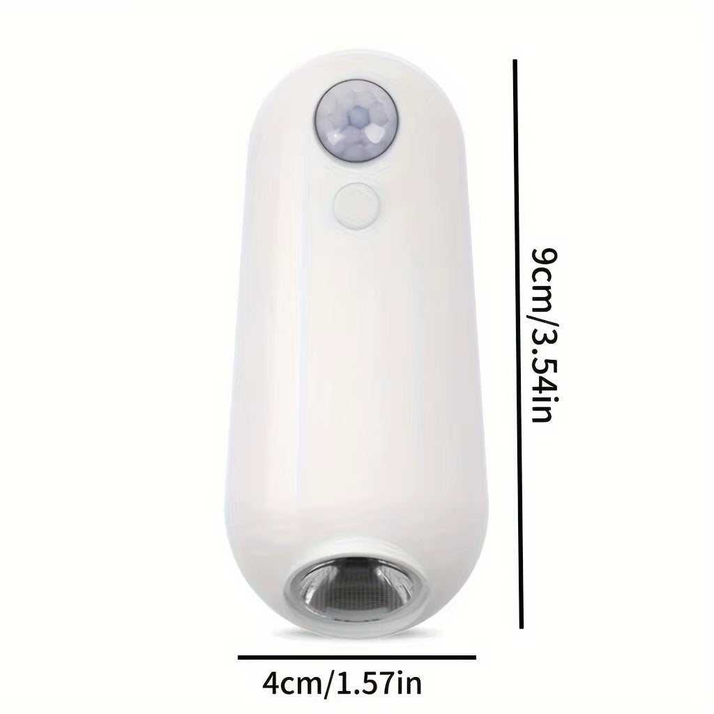 USB Rechargeable LED Motion Sensor Light | 1Pc | 8 Color Changing, Adjustable Brightness | Indoor Motion Sensor Lights for Stair