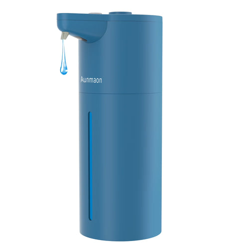 Automatic Soap Dispenser Touchless,Upgrade 15 Adjustable Volume for Thick and Thin Liquid Battery Hand Soap Dispenser,Dish Soap Dispenser Kitchen Bathroom,Auto Soap Dispenser Hands Free Blue